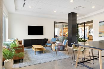 Clubroom With TV at Zelia on Seven, St Louis Park, 55416